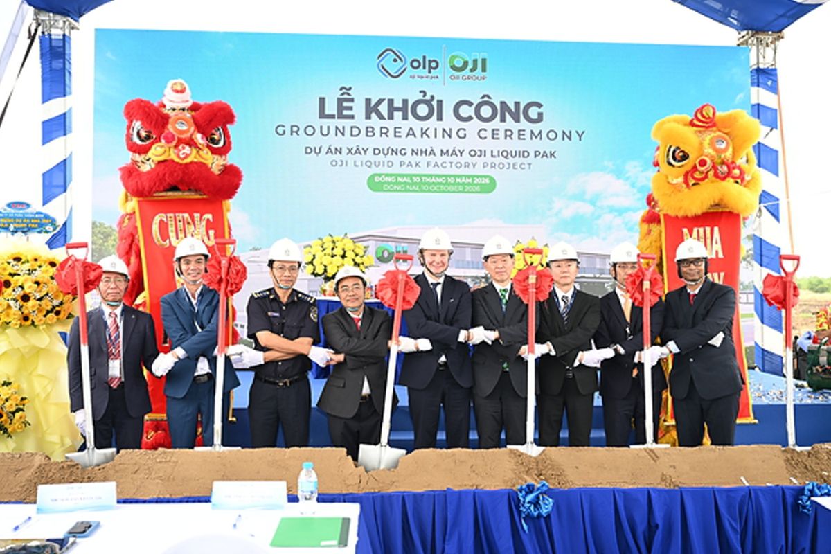 Oji Liquid Pak Opens US$110 Million Aseptic Packaging Plant in Vietnam as OJI Group Expands in Southeast Asia